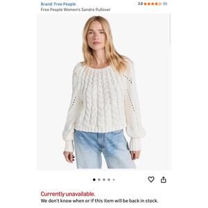 Free people Sandre sweater Size Large